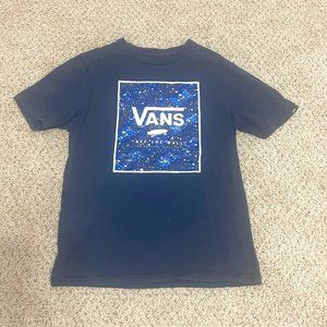 Vans Small Dark blue galaxy t shirt